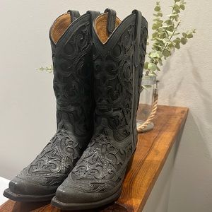 Corral womens leather boots. Worn once.